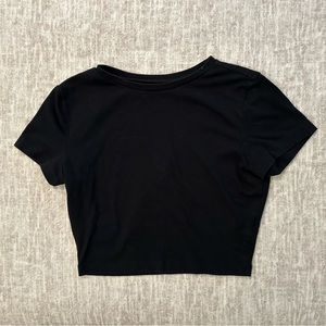 Wild Fable black baby tee size XS